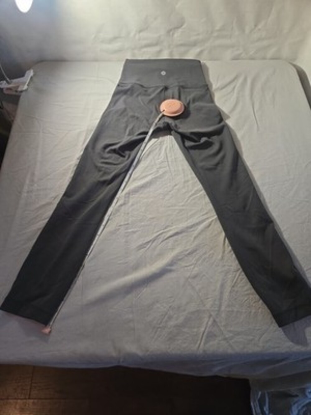 Lululemon Womens High Rise Gray Leggins Size 2 With Pockets